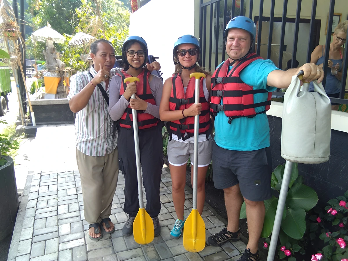 ayung rafting Safety Briefing