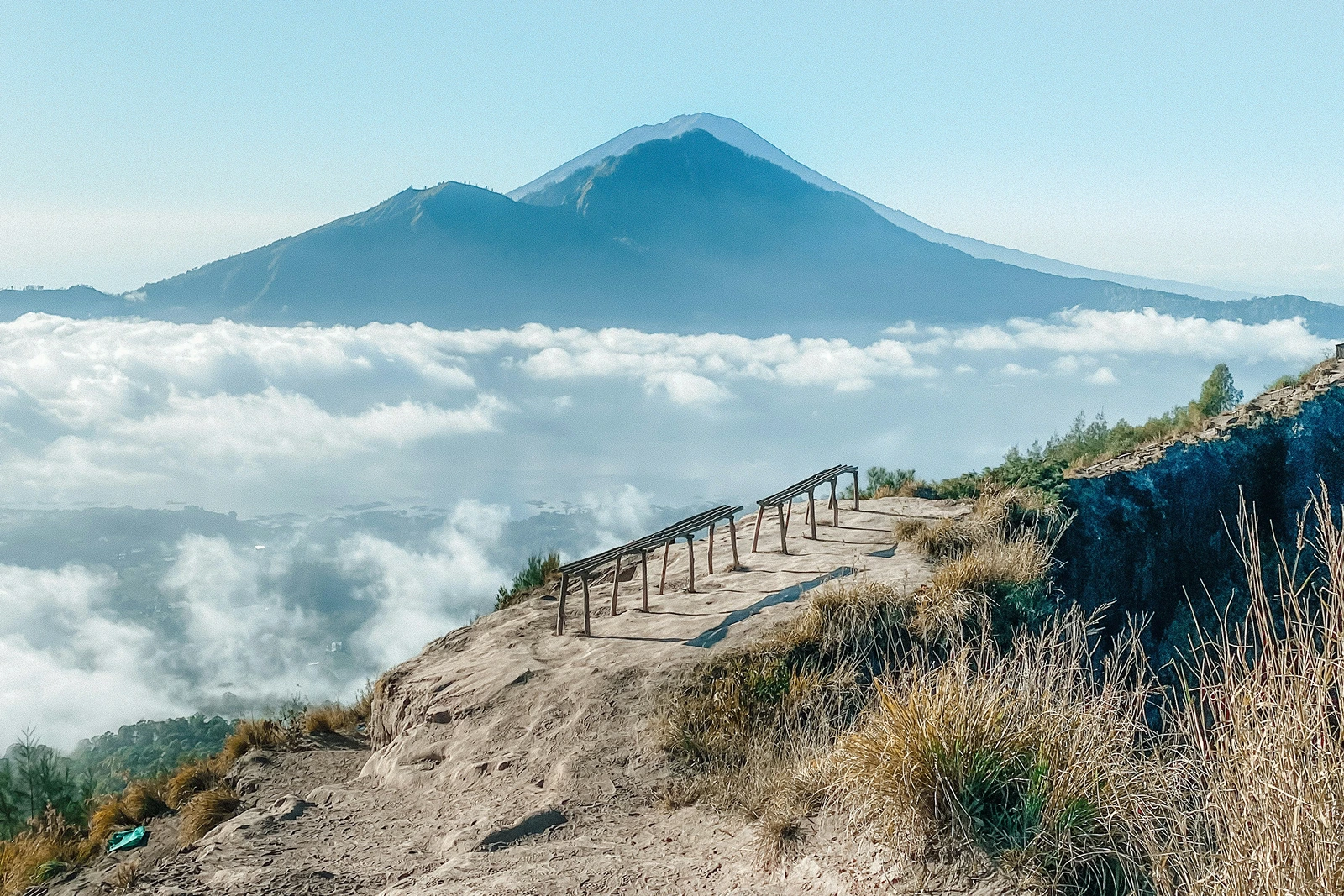 Kintamani Jeep Sunrise Tour with volcano and mountain scenery in Bali