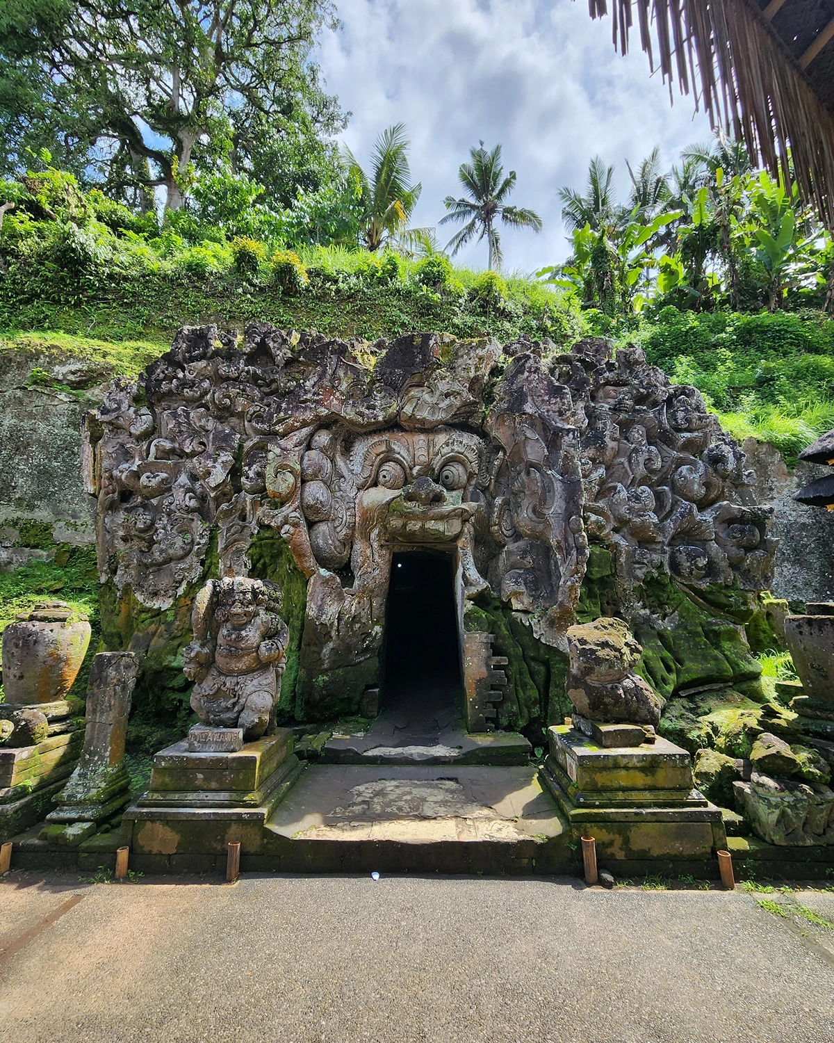 Ancient Goa Gajah Elephant Cave Temple in Bali