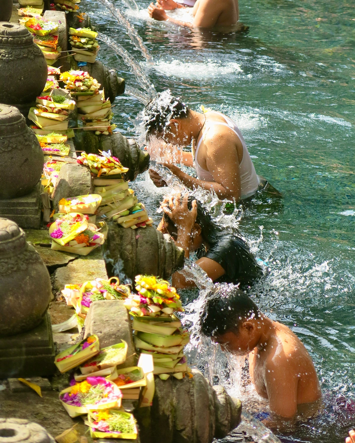 Holy Spring Water Purification at Tirta Empul Temple Bali