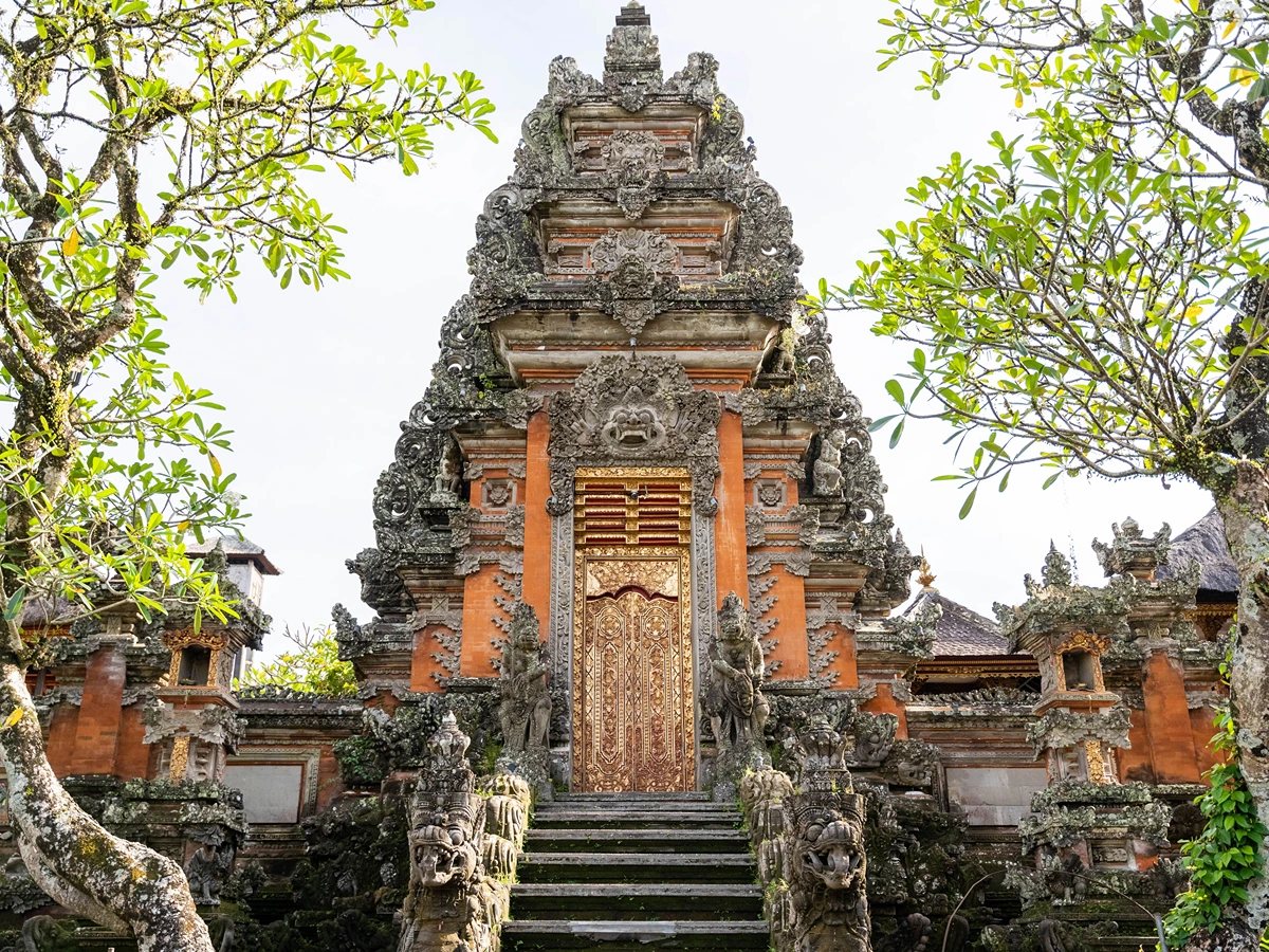 Traditional Balinese Architecture at Ubud Royal Palace