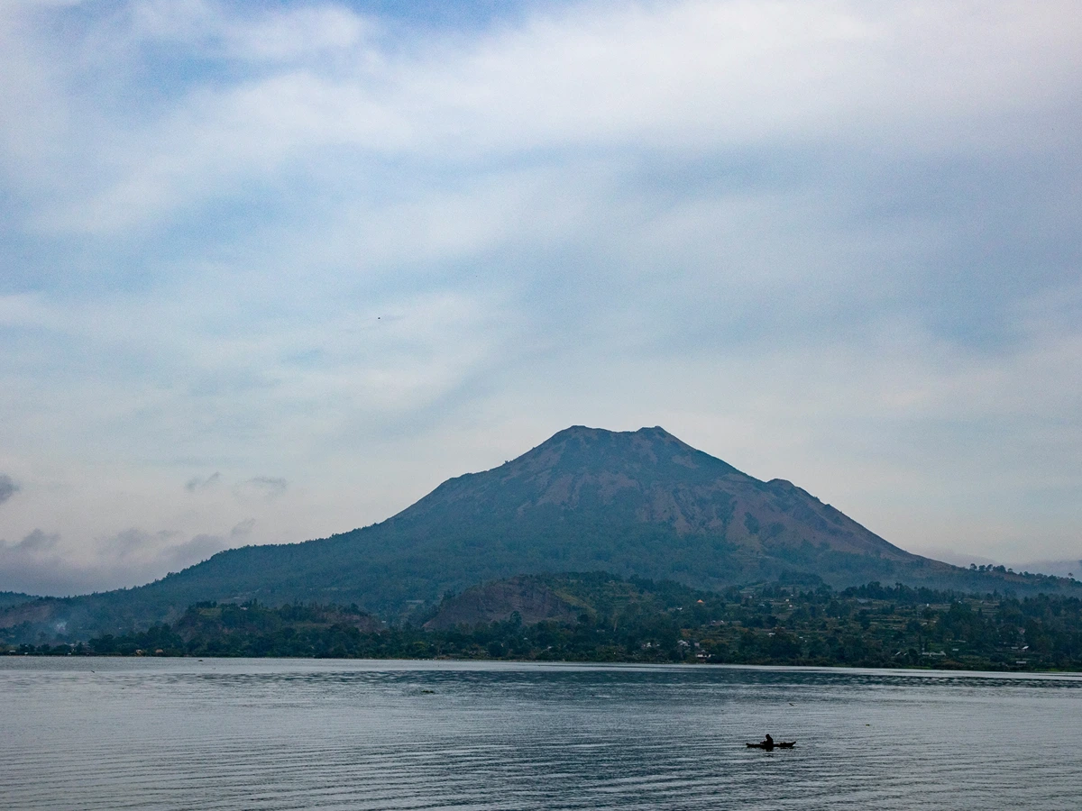 Relaxing at Batur Natural Hot Spring after Mount Batur trekking