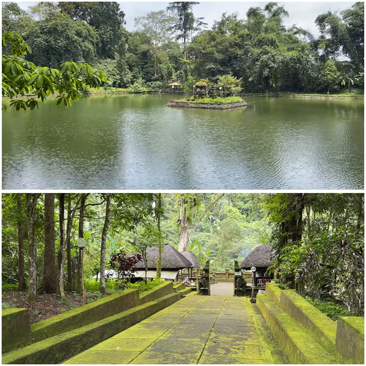 Pura Luhur Batukaru Temple surrounded by tropical forest